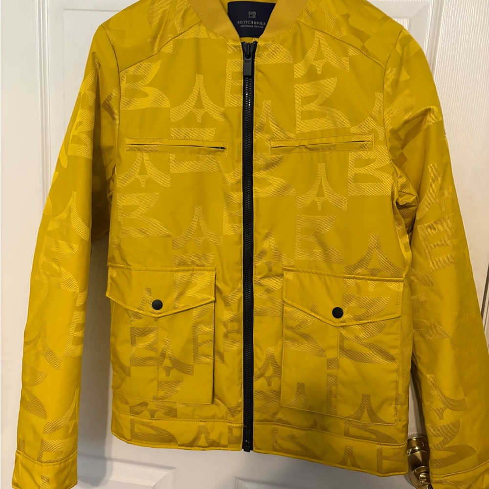 Designer Yellow Bomber Jacket